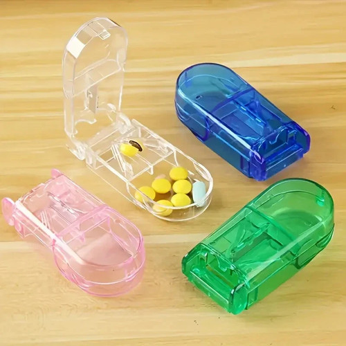 Pink pill cutter - pill,