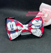 MICKEY MOUSE Bow Tie Neck Dickie Super Heroes Costume Braces 