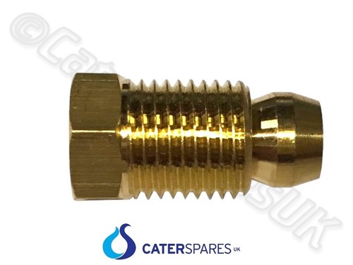 6mm brass male nut and - male, olive