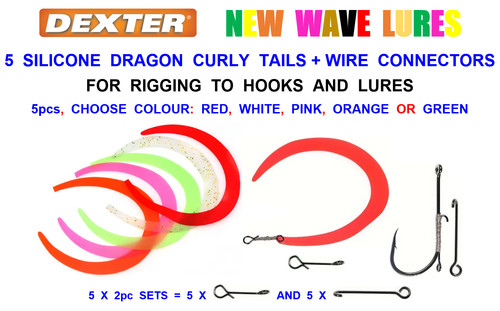 Silicone dragon curly - 5,