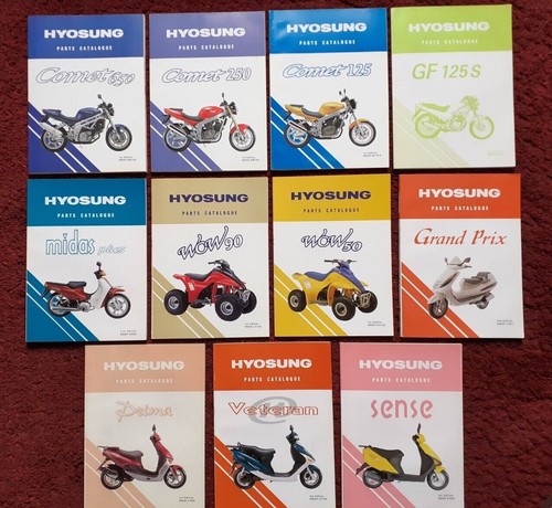 Hyosung parts list manual - hyosung,