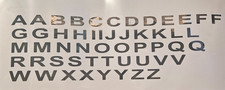 black alphabet self adhesive