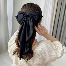 French Big Bow Hair Clip