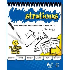Telestrations The Telephone Game Sketched Out Family Board Game 4-6 Players