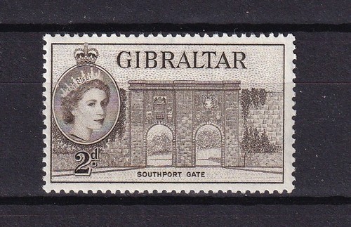 Gibraltar 1953 sg148 deep - 1953, 2d