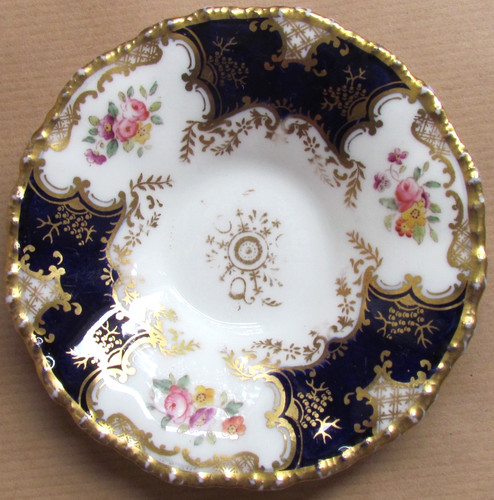 Coalport porcelain cobalt blue - coalport,