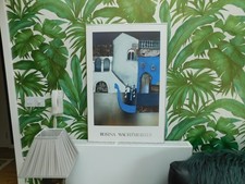 Large Framed Silver Foil Art Print by Rosina Wachtmeister