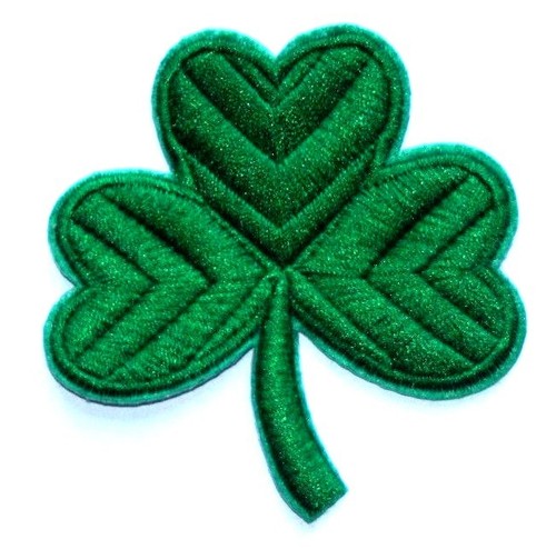 Shamrock irish embroidered - shamrock,