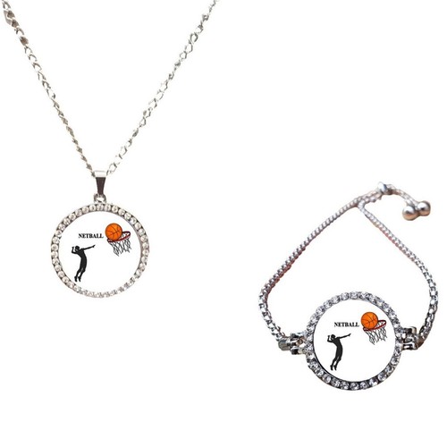 Set netball sport silver - 2,