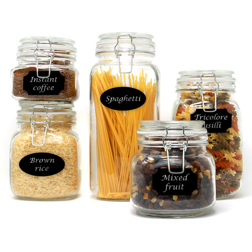 Glass storage jars clip - storage,