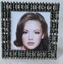 Jeweled Picture Frame Green