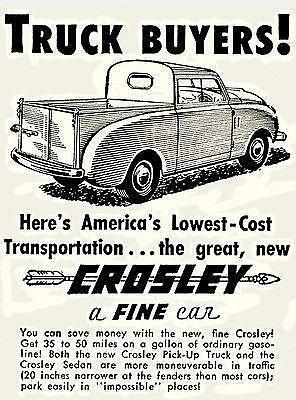 1947 crosley pick - truck,