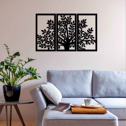 Wooden tree life wall - of,