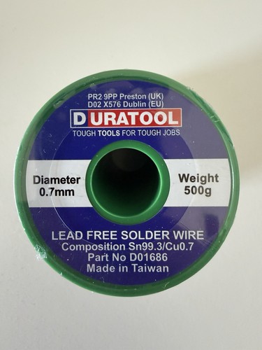 Duratool lead free solder wire - lead-free,