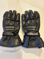 Crane  Leather (outer) Motorcycle Gloves Size Large 