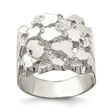 Sterling Silver Men's Nugget