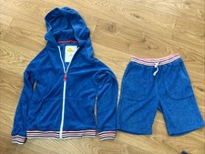 Mini Boden Towelling Hoodie