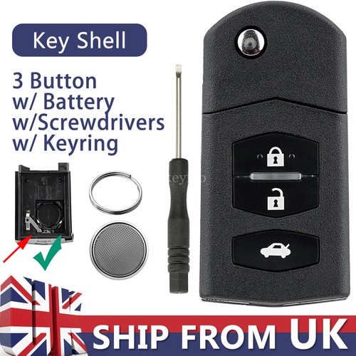 Button flip key fob - fob, case