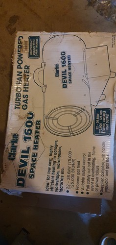 Clarke space heater propane - heater,
