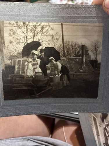 Antique 1900s photo - antique, washing