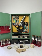 Vintage gilbert microscope - microscope, &