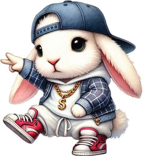 Easter hip hop - easter, bunny