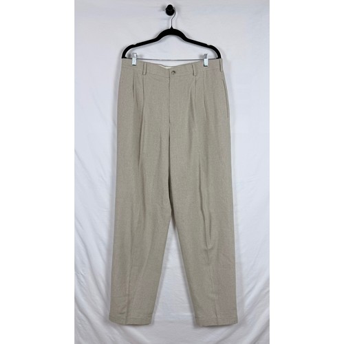Perry ellis pleated linen - perry,
