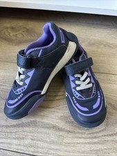 Girls Clarks Cica star flex Purple Trainers Uk 9.5G Eur 27.5