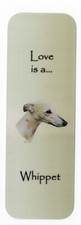 WHIPPET BEAUTIFUL DOG BOOKMARK