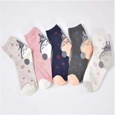 5 PAIR OF TOTORO Studio Ghibli Women’s Novelty Socks Cute UK One Size Fits All