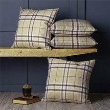 Tartan Cushion Covers 4 Pack
