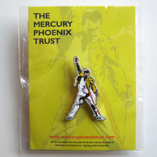 Queen Freddie Mercury Phoenix Trust Vintage Enamel Metal Lapel Pin Badge