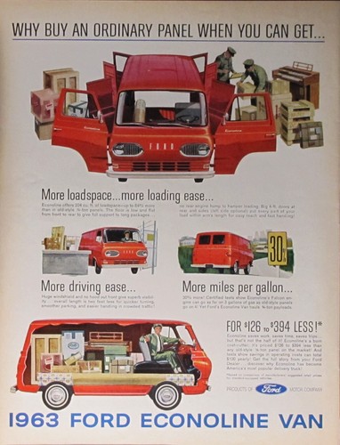 1963 ford econoline - 1963, van