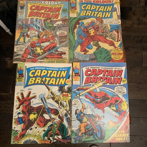 Captain britain weekly - britain, issues