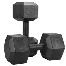 Set of 2 10kg Hexagonal