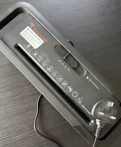 Bonsaii desktop paper shredder - paper,