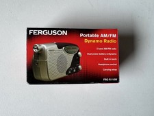 Ferguson Portable AM/FM Dynamo Radio.Model: FRG-R110W