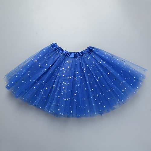 Girls glitter star - girls, skirt