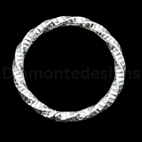 Pcs silver plated twisted - silver,