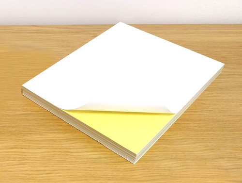 Full white matte sticker - a4,