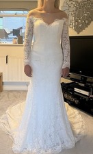 Maggie Sottero Bridal Gown Ivory Style Megan Size UK 10