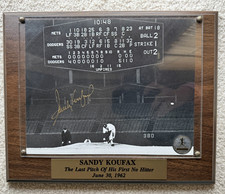 Signed Sandy Koufax