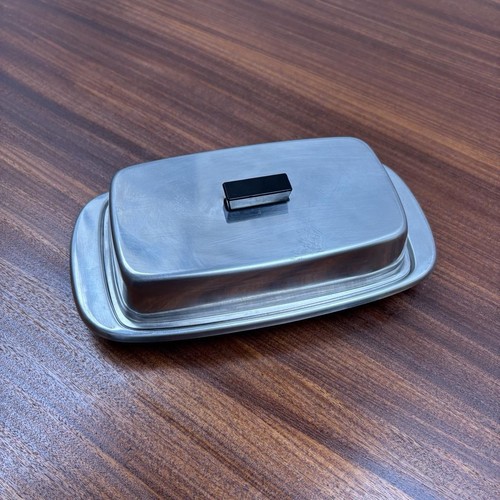 Silver stainless steel butter - stainless,