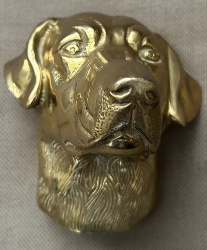 Brass wall hanging labrador - wall,