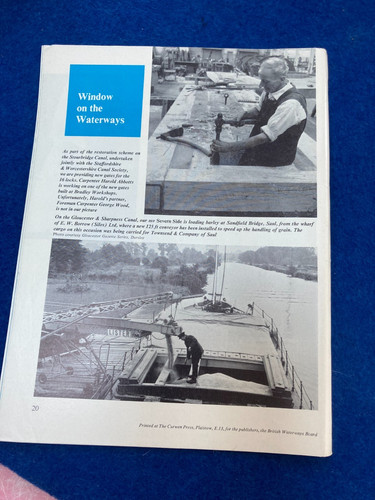 Canal waterway interest 1960s - canal,
