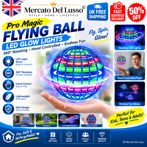 Led flying orb ball toy - flying,