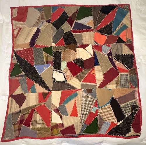 Antique hand stitched - stitched, crazy