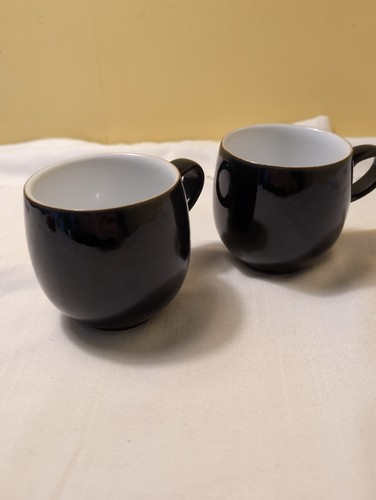 Denby jet black soup barrel - 2,