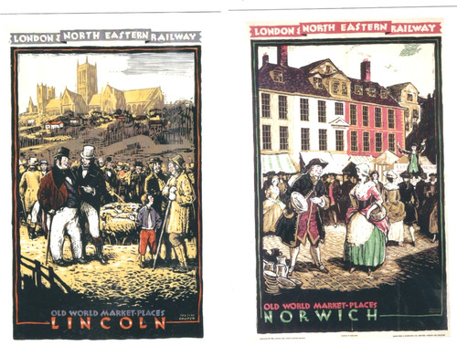 Railway poster 2 - , postcards