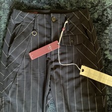 New A GENDER “HIGH” CLAIRE CAMPBELL Hyper Navy Trousers Sz 40 UK 8 RRP £369